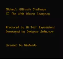 Image n° 4 - screenshots  : Mickey's Ultimate Challenge
